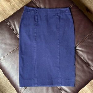 GAP navy blue pencil skirt Small (4) Tall